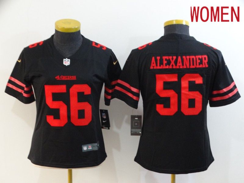 Women San Francisco 49ers #56 Alexander Black New Nike Vapor Untouchable Limited NFL Jersey->cincinnati reds->MLB Jersey